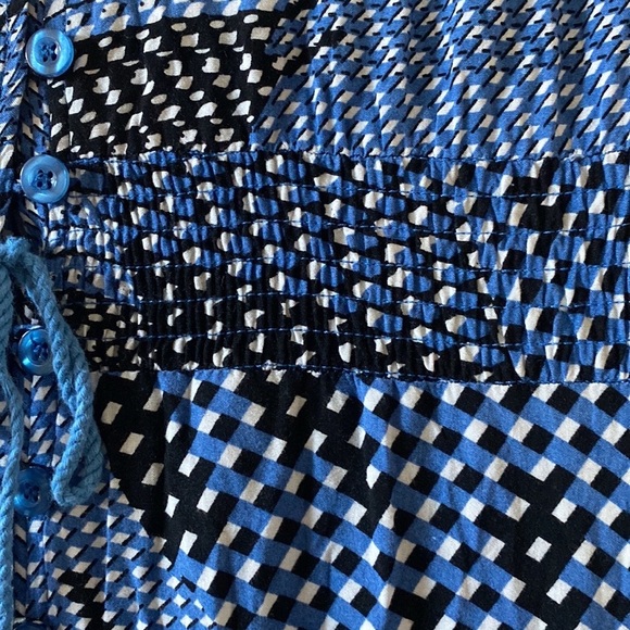 Flowy Boho Crochet Detail Split Hem Floral Maxi Dress - Picture 6 of 16